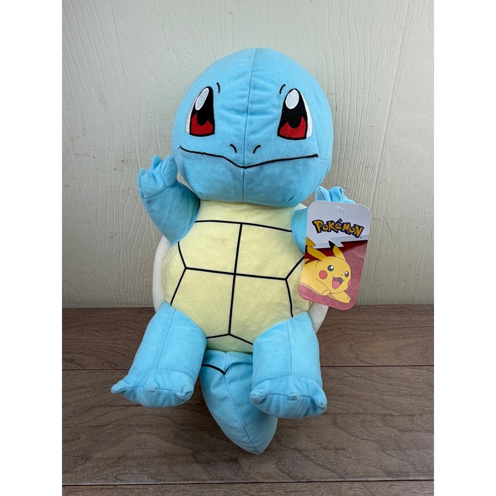 Pokémon Squirtle The Toy Factory Plush Stuffed Animal 16" Toy Factory